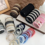15pcs/box High Elastic Hair Rubber Bands For Women Black Hair Tie Girls Ponytail Holder Hair Rope Hairbands hair accessories