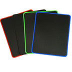 All Black Mouse Game Pad, Size 25x21cm, Non Sliding Rubber Mouse Base Pad, Textured Premium Mouse Pad