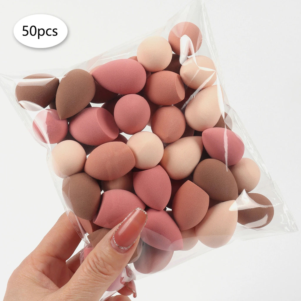 10/20/30/50/100Pcs Mini Makeup Sponge, Expands When Exposed to Water, Suitable for All Skin Types