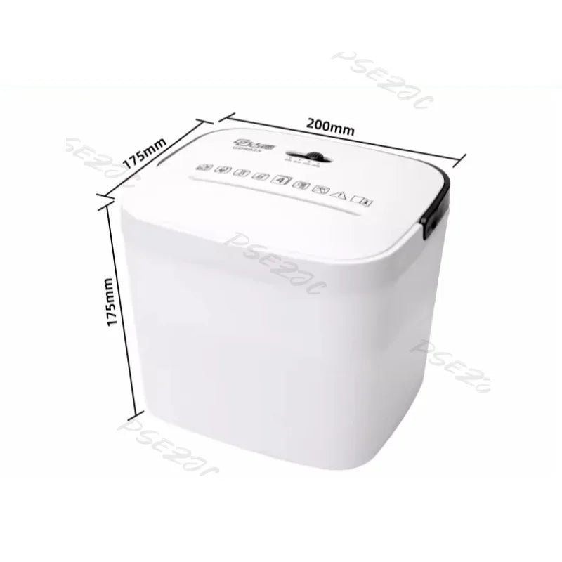 Small Electric Office Automatic Confidential Shredder for Household and Confidential Documents Shredder