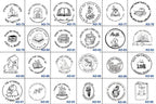 Book Wedding Embosser Stamps Customized Designs Personalized Embossing Stamp Custom Handheld Envelope Invitation Card Seals DIY