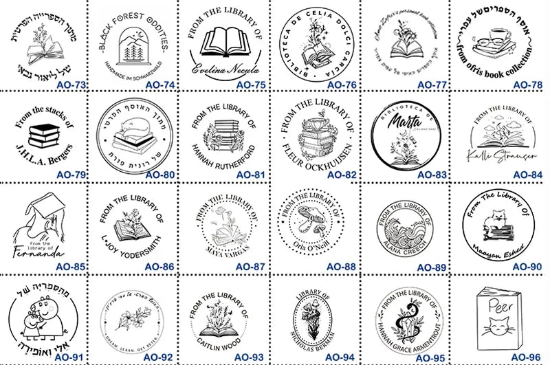 Book Wedding Embosser Stamps Customized Designs Personalized Embossing Stamp Custom Handheld Envelope Invitation Card Seals DIY