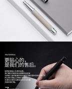 LT Hongdian Titanium Black Forest Pen Calligraphy Student Business Office Women Boxed 1850 Gift Ink Pen