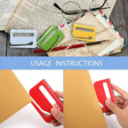 Mini Letter Knife Letter Mail Envelope Opener Safety Paper Guarded Cutter Blade Office Equipment Cutting Supplies