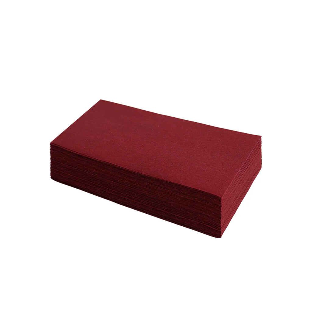 JINYUDOME Disposable Napkin,Linen-Feel Dinner Napkin,7.87*15.75“ Colored Napkin,Prefold Paper Napkins Pad For Party Wedding