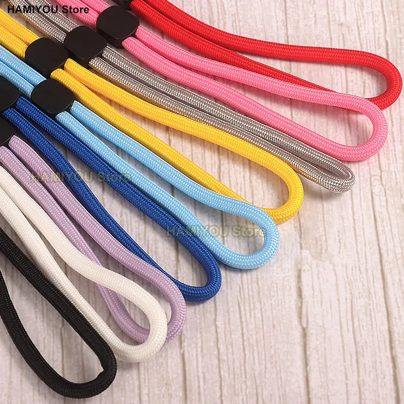 Red Adjustable Mobile Phone Strap / Color Wrist Lanyard for USB Flash Drives Keys Keychains Camera Key For Samsung XIAOMI iPhone
