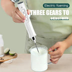 Handheld Electric Milk Frother USB Wireless Egg Beater Kitchen Mixer Coffee Whisk Blender Tool for Home Use