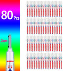4-80Pcs 2cm Waterproof Long Head Markers Deep Hole Marker Pen for Metal Carpenter Red/Black/Blue/Green Ink Woodworking Tools