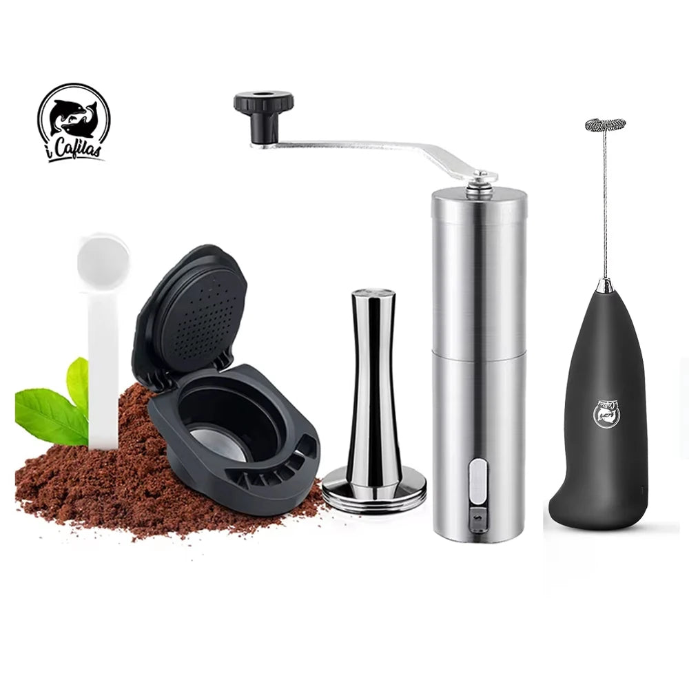 ICafilas Coffee Adapter Dolce Gusto Reusable Capsule Adapter with Genio S Piccolo Coffee Machine Accessories