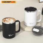 Double Wall Insulated 304 Stainless Steel Coffee Mug Leak Proof Travel Cup with Handle for Adults and Students
