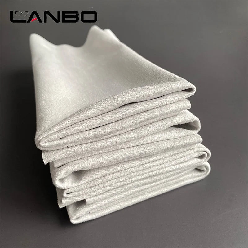 2/5/10pcs 35*35cm Big Size Eyeglasses Chamois Glasses Cleaner Microfiber Eyeglasses Cleaning Cloth For Camera Lens Phone Screen