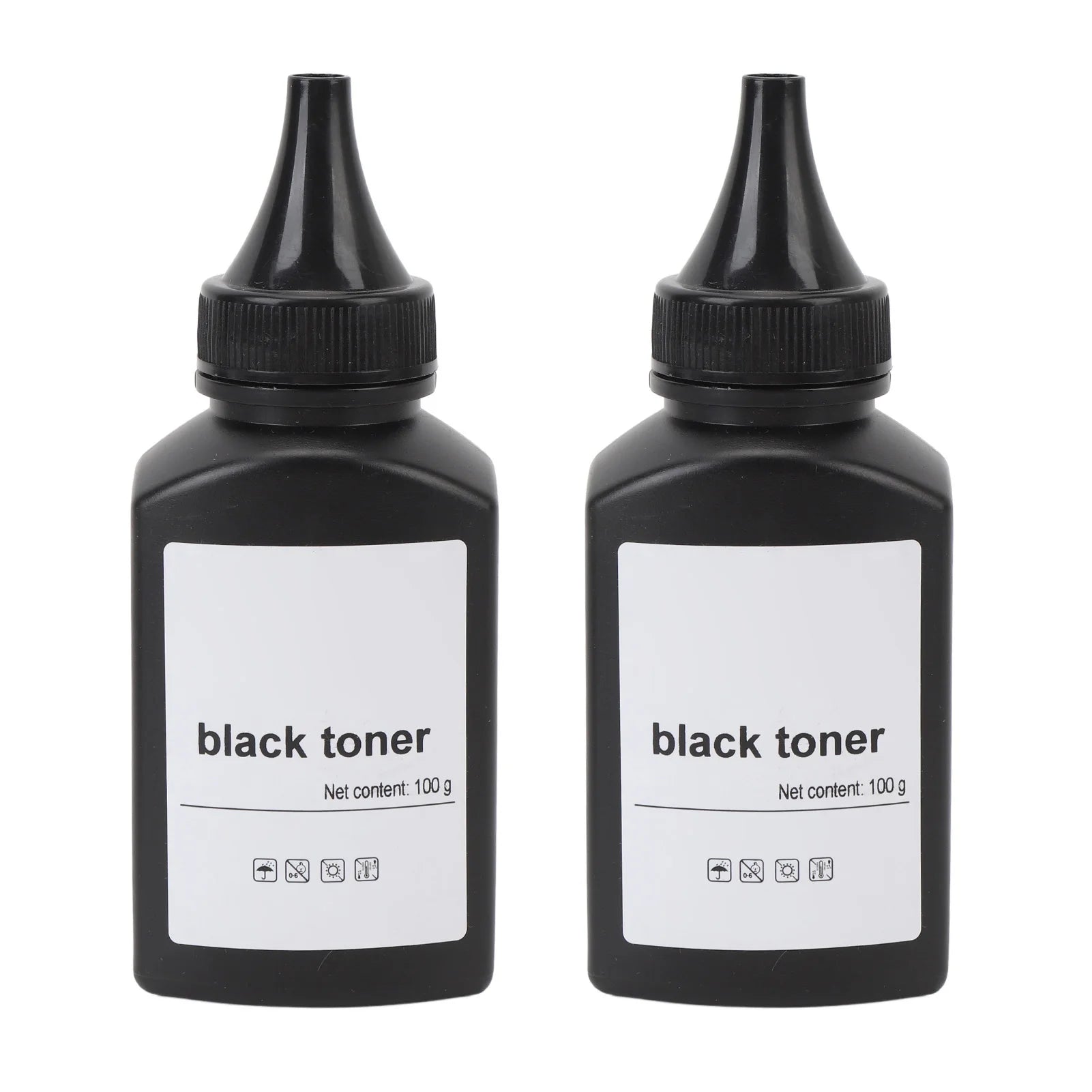 2 Pcs Printer Toner Refill 200g Black Toner Refill Powder for 1610 M2070 4321 3110 3200 PE220 PE120 3150 E210 E230 E260 E350