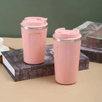 1pc 380/510ML Travel Stainless Steel Coffee Cup Thermal Mug Leak-Proof Thermos Bottle Tea Coffee Mug Vacuum Flask Insulated Cups