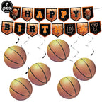 Basketball Tablecloths Basketball Party Decorations Rectangular Plastic Table Cover Boys Basketball Theme Birthday Party Supplie