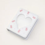 Cute Bear Photo Album 3 Inch Love Heart Hollow Picture Storage Case Kpop Card Binder Name Card Book Photocard Holder 36 Pockets