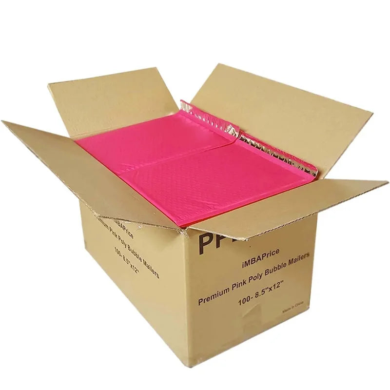 Pink Bubble 50 Pcs Envelopes for Shipping Bags Padded Envelopes for Packaging Seal Mailing Gift Padding Purple and Pink Black