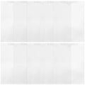 10Pcs Hanging File Folder Clear Plastic Document Holder Portable Paper Storage Bag Office Use File Organizer Document Protector