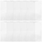 10Pcs Hanging File Folder Clear Plastic Document Holder Portable Paper Storage Bag Office Use File Organizer Document Protector