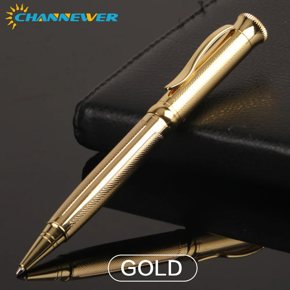 STONEGO Capless Ballpoint Pen, Simply Twist Roller Ball Pen Black Gel Ink Medium Point 1.0mm Smooth Writing Signature Pens
