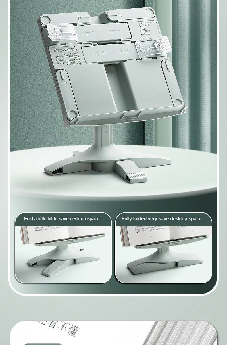 Adjustable Reading Bookshelf Lifting Landing Reading Stand Portable Book Holder Support Multifunctional Document Shelf For Home