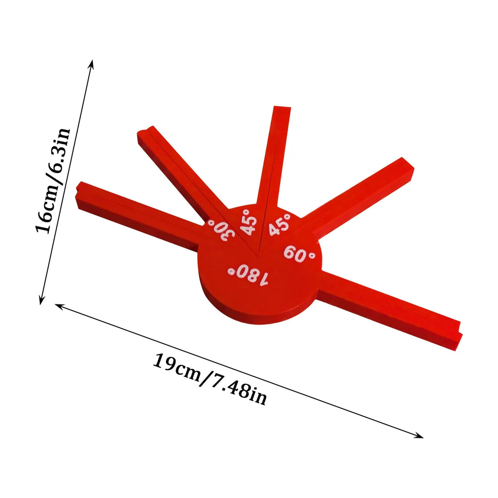 Geometric Angle Demonstration Tool Set Practical Math Teaching Aids School Classroom Learning Measuring Supplies Geometry Tool
