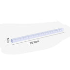 Creative 15/20/30CM Straight Ruler Transparent Acrylic Scale Ruler Cube Ruler Students Gift