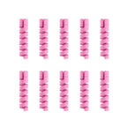 10pcs Cable Protector Silicone Charge Cable Spiral Winder Wire End Cord Savers Cover For Phone USB Charger Cable Accessories