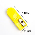 10PCS Portable Mechanical Pencil Lead 2.0 Refill Grinder Mini Jelly Color Plastic Pencil Sharpener For Children School Supplies