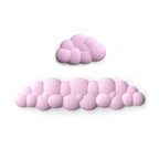 Cloud Shape Wrist Rest Pad Soft  PU Material Anti-Slip Rubber Base Memory Foam for 100 Keys 87 Keys 68keys Keyboard Mousepad
