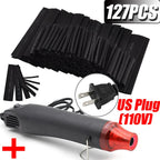 580/328/127PCS Heat Shrink Tubing Wrapping Kit 2:1 Shrinkable Wire Shrinking Wrap Tubing Wire Connect Cover Protection Sleeving