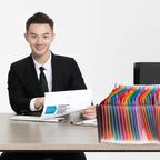 Premium Expandable File Folder Organizer Lightweight Compact A4 Document Organizer Office Filing Accordion Folder for Student