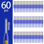 4-60Pcs 45mm Long Nib Head Carpenter Pen Deep Hole Marker Pens Black/Blue/Red/White for Measuring Woodworking Hand Tools