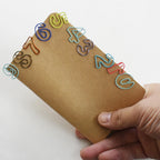 10pcs/Set Metal Digital Shape Paper Clips Kawaii Cute Bookmark Clip Stationery Office School Supplies