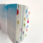 60/120Pcs File Tabs Flags Index Label Sticker Personalized Planner Office Stationery Self-adhesive Paper Tabs Repositionable