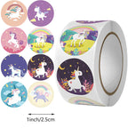 100-500pc Stickers Rolling Animal Roll Stickers Small Cute Game Sticker DIY Gift Sealing Label Decoration