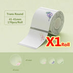 NiiMBOT B21 B1 Round Sticker Labels Sticker Self-adhesive Waterproof Thermal Label Paper For Niimbot Mini Portable Label Maker