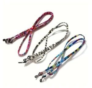 3pcs Glasses Sunglasses Cotton Neck Strap Fixing Strap Glasses Hanging Neck Strap High End Ethnic Rope Glasses Chain