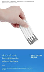 Multi-functional Flexible Mobile Phone Clean Fine Dust Cup Lid Card Slot Earphone Cleaning Brush For Headset Keyboard Cup Cover