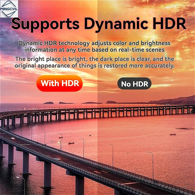 MINGCVIL 48Gbps HDMI-compatible Cable 8K 60Hz 1m 2m 3m 5m HDMI-compatible 2.1 Cable 4K 120Hz HDR 3D Effect Video for HDTV PC