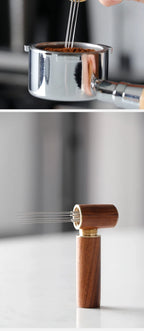 Coffee Tamper Needles Tools Espresso Coffee Stirrer Coffee Stirring Tool 6 Needles Cafe Stirring Barista Accessories