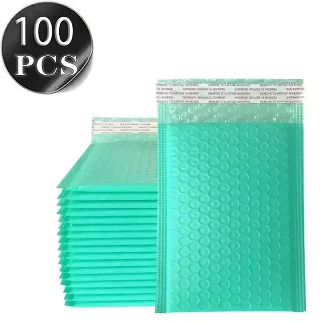 100Pcs Bubble Mailer Envelope Mailing Shipping Packaging Small Business Supplies Self Seal Bubble Waterproof Express Envelope