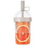 Reusable Coffee Cups with Lids 17oz Tumbler with Straw Tea Mug with Straw for Women Men Travelers Students Home Office Gym