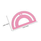 1Set Professional Multi-Functional Ruler Protractor Kit Geometry Measuring Tool for Classroom Office Home Architecture Drawing