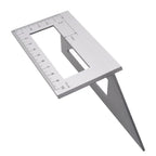 Aluminum Alloy T Ruler Right Angle 45 90 Degree Scribing Ruler Woodworking Measuring Tool Woodworking Scriber Vertical