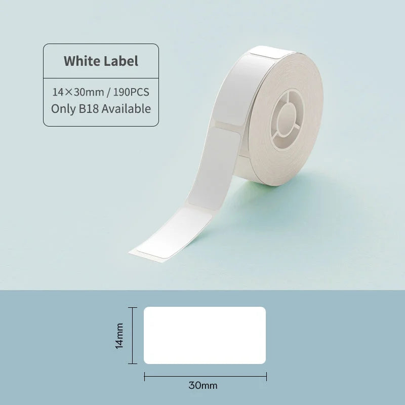 Wireless portable printer color label printer NIIMBOT B18 thermal transfer technology ribbon printing multi-color printing