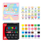 GuangNa 12-72 Colors Soft Brush Acrylic Marker Pen Set,Skin Tone, Macaron color,DIY Hand Drawn,Paint Art Markers pens,GN.8201F/M