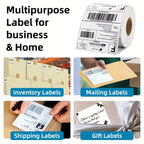 500PCS 100*150mm Thermal Shipping Labels 4x6 Inch For DHL UPS FedEx Self-Adhesive Stickers Stack Roll Papers For Thermal Label