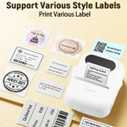 Marklife Thermal Label Printer P50 Mini Protable Bluetooth Stickers Self-adhesive Printer For Kitchen Office To Gift/Marking/Tag