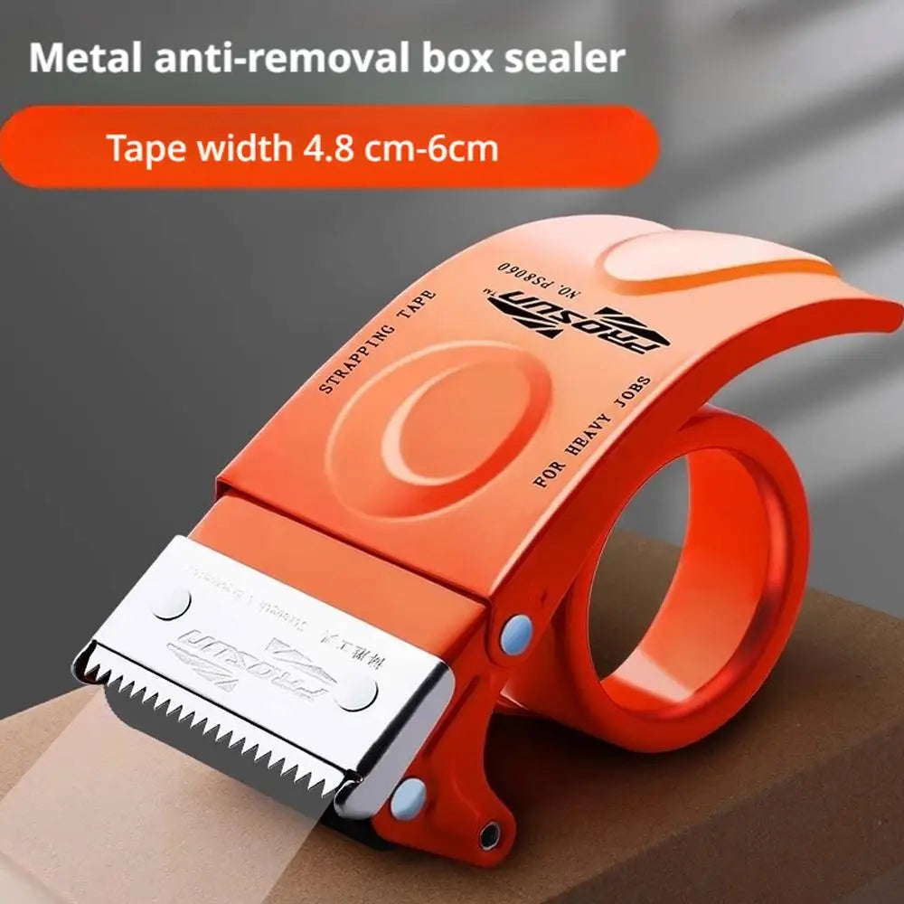 Transport Packaging Tape Dispenser, Heavy Duty Metal Packaging Tape Gun, Handheld Tape Cutter