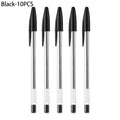 5/10 Pcs Black Red Blue Ballpoint Pen 1.0mm Ballpoint Pen Student Signing Pen Writing Pen Stationery School Office Accessories